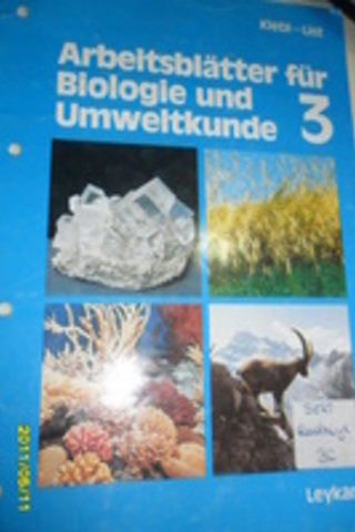 Arbeitsblatter Für Biologie Und Umweltkunde 3
