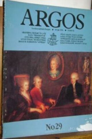 Argos Yeryüzü Kültür Dergisi / Nisan 1989 No 29