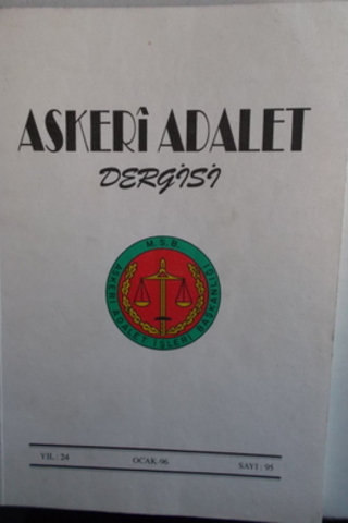 Askeri Adalet Dergisi 1996 / 95