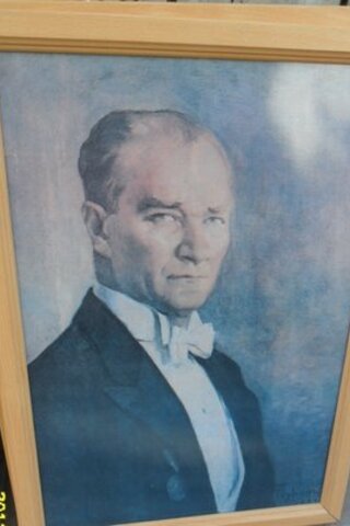 Atatürk Portresi Çerçeveli Levha