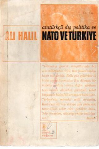 Atatürkçü Doş Politika ve Nato Ve Türkiye Ali Halil