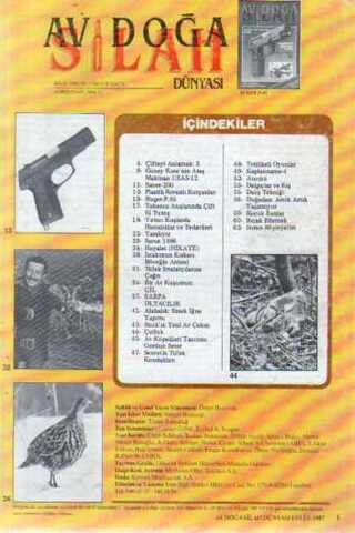 Av Doğa Silah Dünyası Dergisi 1987 / 9