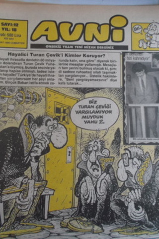 Avni Mizah Dergisi 1990 / 12