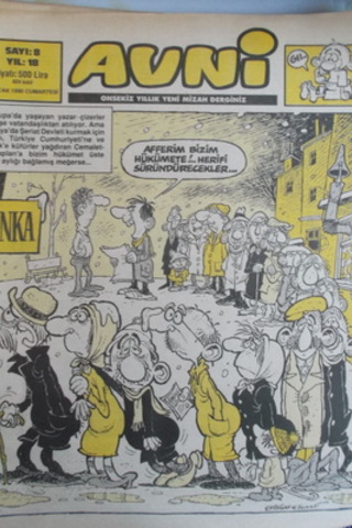 Avni Mizah Dergisi 1990 / 8