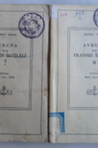Avrupa ve Fransız İhtilali I-II Albert Sorel