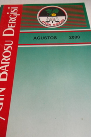 Aydın Barosu Dergisi 2000 / Ağustos
