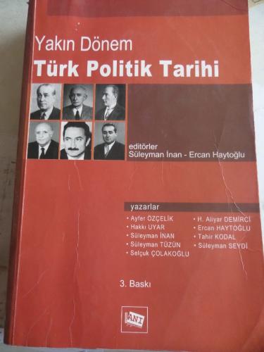 Yakın Dönem Türk Politik Tarihi Süleyman İnan