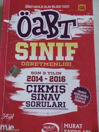 ÖABT Sınıf Öğretmenliği 2014-2016 Çıkmış Sınav Soruları