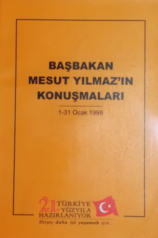 Başbakan Mesut Yılmaz'ın Konuşmaları 1-31 Ocak 1998