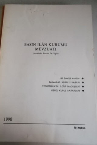 Basın İlan Kurumu Mevzuatı