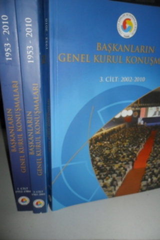 Başkanların Genel Kurul Konuşmaları 3 Cilt Takım