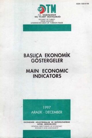 Başlıca Ekonomik Göstergeler / Main Economic İndicators