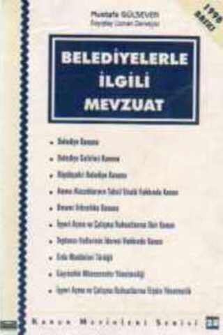 Belediyelerle İlgili Mevzuat