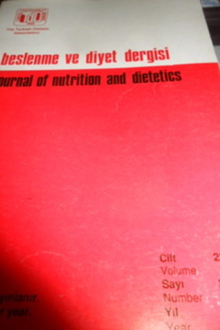Beslenme ve Diyet Dergisi 1993 / 2