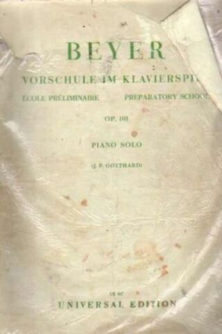 Beyer Vorschule Im Klavıerspiel J. P. Gotthard