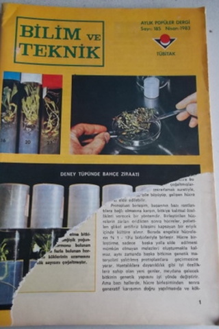 Bilim ve Teknik 1983 / 185