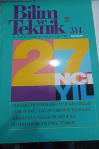 Bilim ve Teknik 1994 / 314
