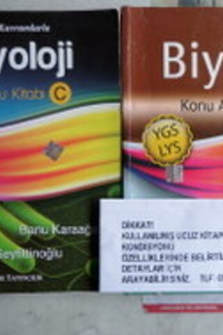 Biyoloji Soru Kitapları / 2 Kitap Bilgehan Peri