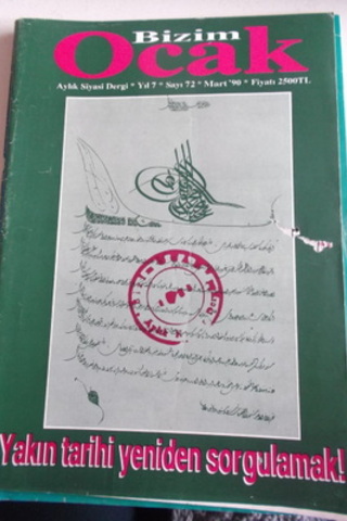 Bizim Ocak Dergisi 1990 / 72