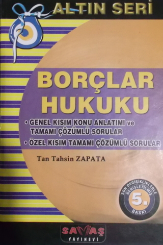 Borçlar Hukuku Tan Tahsin Zapata