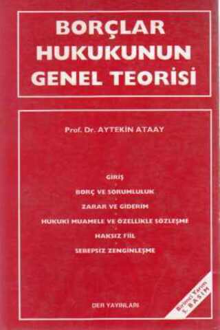 Borçlar Hukukunun Genel Teorisi Aytekin Ataay