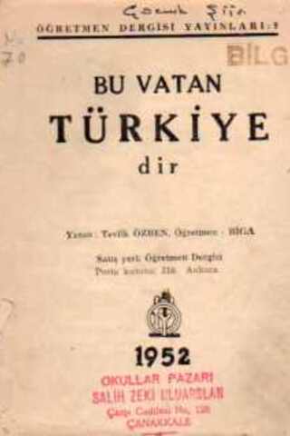 Bu Vatan Türkiyedir Tevfik Özben