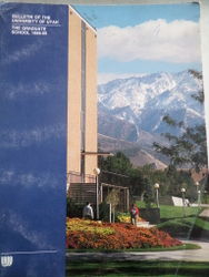Bulletin Of The Univercity Of Utah The Graduate School 1988-89