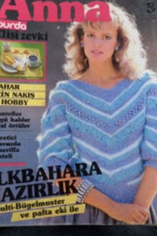 Anna Burda Elişi Zevki 1984 / 3 (Paftalı)