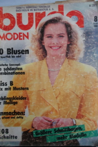 Burda Dergisi 1988 / 8