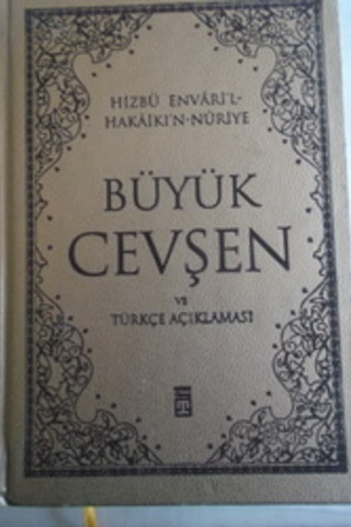Büyük Cevşen ve Türkçe Açıklaması