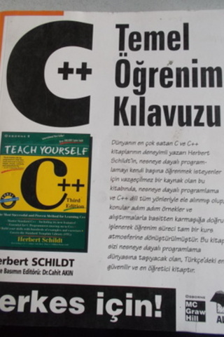 C++ Temel Öğrenim Kılavuzu Herbert Schildt