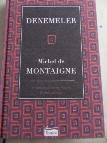 Denemeler Michael Montaigne