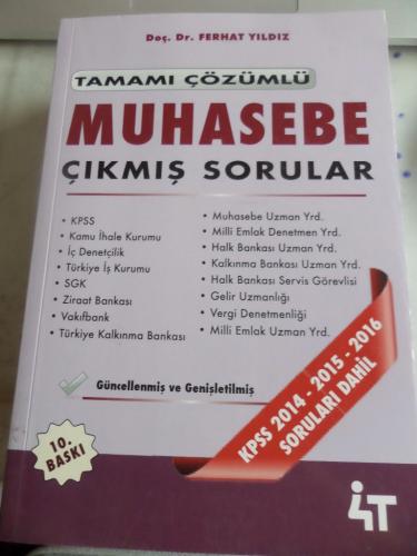 Tamamı Çözümlü Muhasebe Çıkmış Sorular Ferhat Yıldız