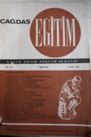 Çağdaş Eğitim Dergisi 1992 / 183