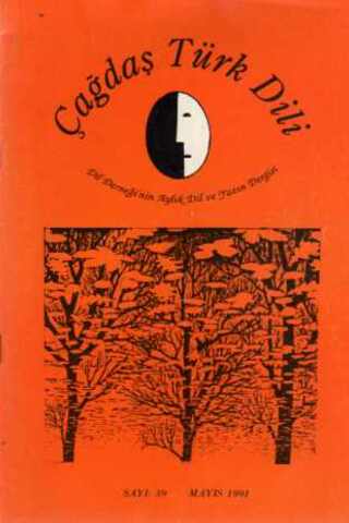 Çağdaş Türk Dili Dergisi 1991 / 39