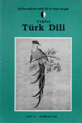 Çağdaş Türk Dili Dergisi 1992 / 52