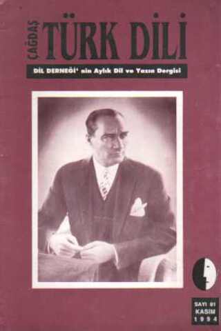 Çağdaş Türk Dili Dergisi 1994 / 81