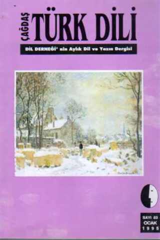 Çağdaş Türk Dili Dergisi 1995 / 83