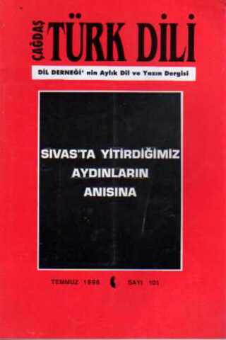 Çağdaş Türk Dili Dergisi 1996 / 101