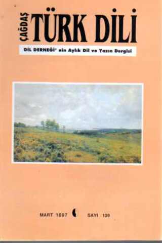 Çağdaş Türk Dili Dergisi 1997 / 109