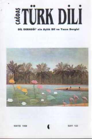 Çağdaş Türk Dili Dergisi 1998 / 123