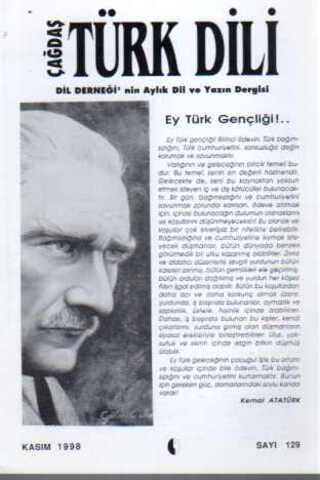 Çağdaş Türk Dili Dergisi 1998 / 129