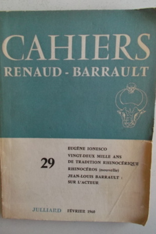 Cahiers Renaud - Barrault