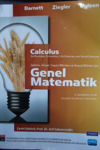 Calculus Genel Matematik Barnett