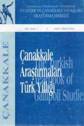 Çanakkale Araştırmaları Türk Yıllığı 2007 / 5