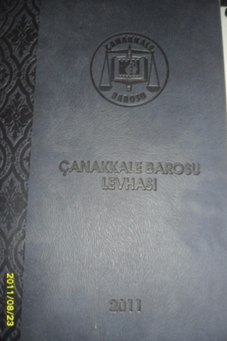 Çanakkale Barosu Levhası 2011
