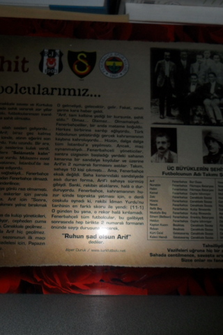 Çanakkale Savaşları Panosu / Şehit Futbolcularımız...