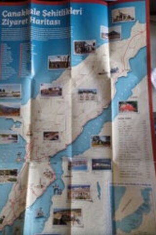 Çanakkale Şehitlikleri Ziyaret Haritası