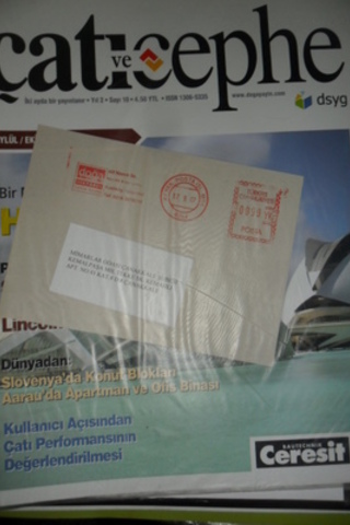 Çatı ve Cephe Sayı:10 Yıl:2