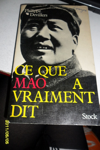 Ce Que Mao A Vraiment Dit Philippe Devillers